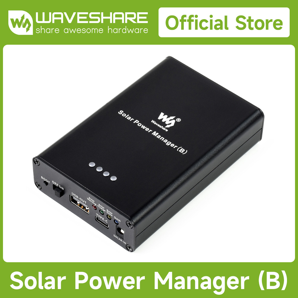 Raspberry Pi 5 - Waveshare Solar Power Manager (B), batterie
