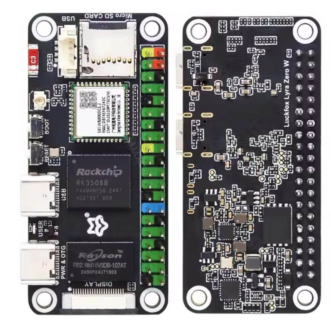 Pi Zero - Carte Linux Luckfox Lyra Zero W