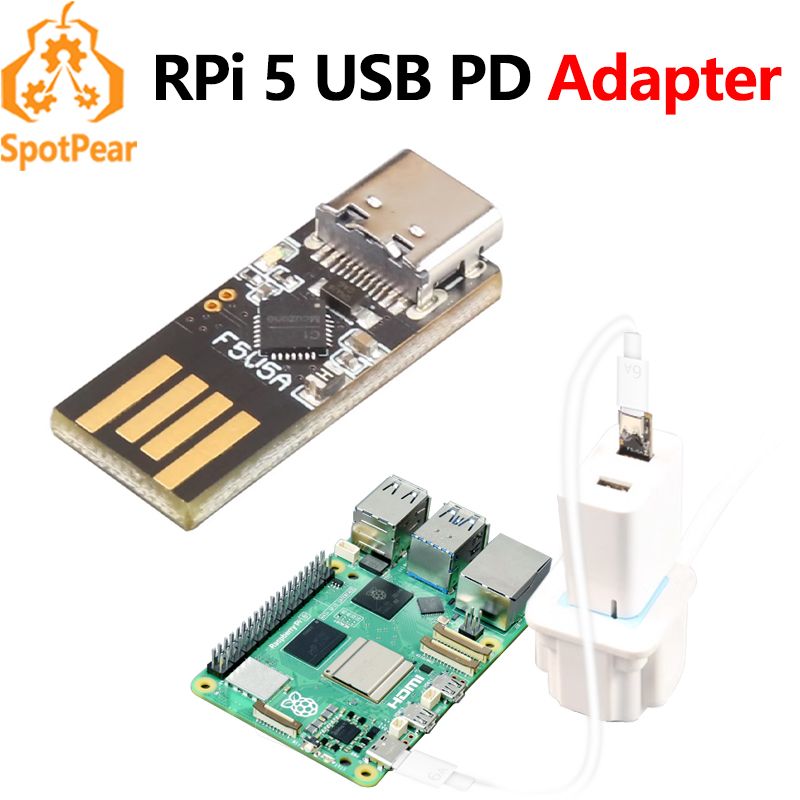 Pi Power Supply - Adaptateur d'alimentation Raspberry Pi 5 USB