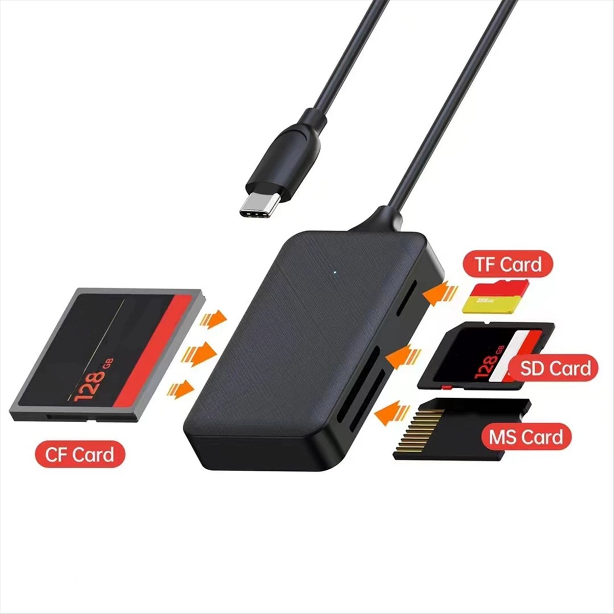 Micro Sd Card - (A60I) Lecteur de cartes 4-en-1 Type