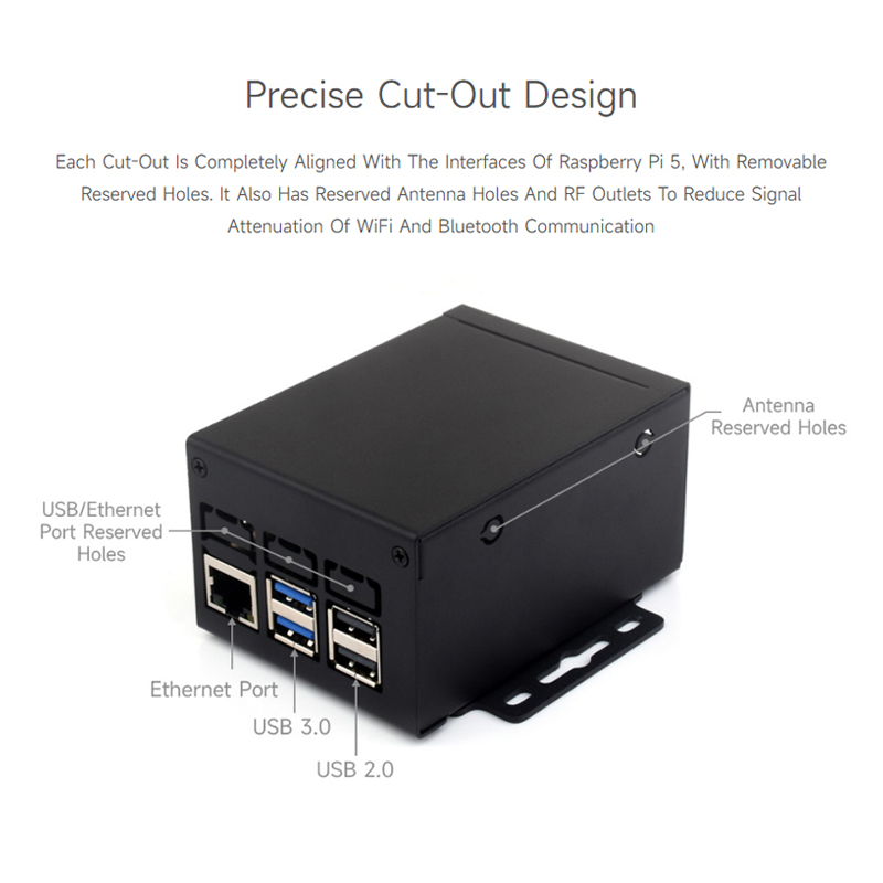 Boîtier métallique de qualité  - Pi 5 Case avis et prix