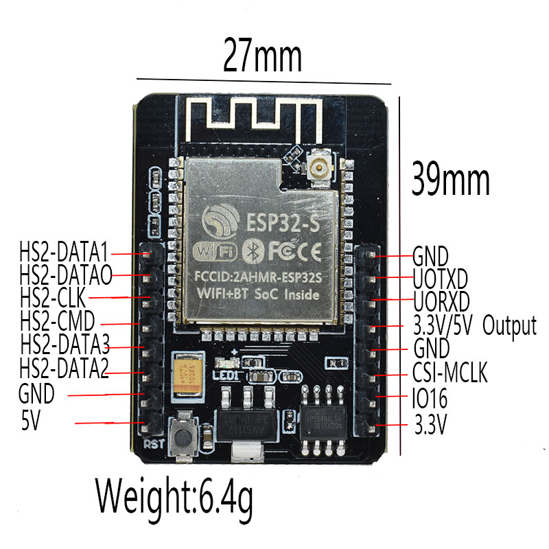 ESP32-CAM ESP-32S WiFi Tech sé - Raspberry Pi Global Shutter Camera Imx296 avis et prix