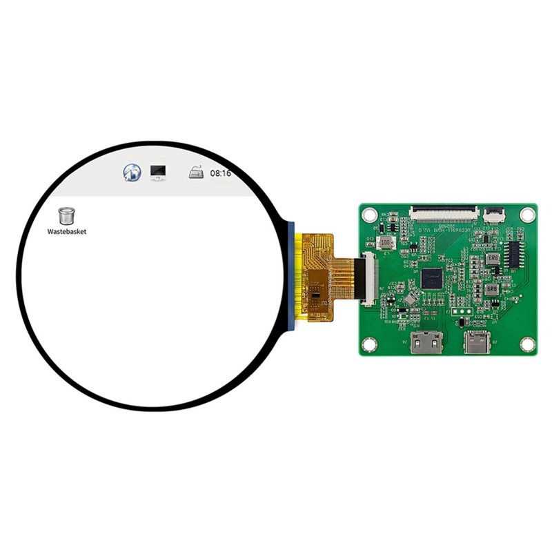 Écran LCD TFT rond DSI avec ca - Pi Display avis et prix