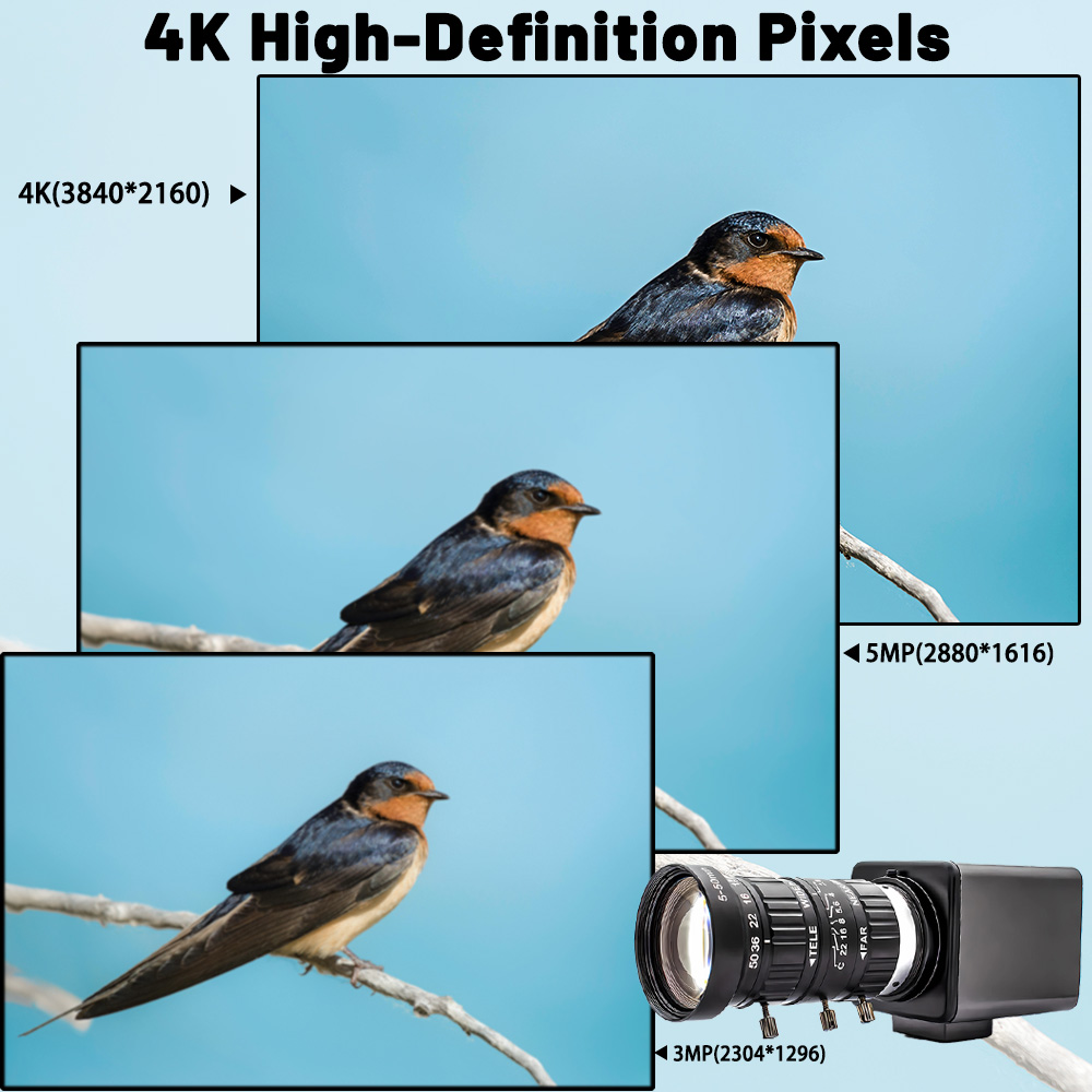 Caméra ultral 4K USB3.0, 1/1.8 - Raspberry Pi Global Shutter Camera Imx296 avis et prix
