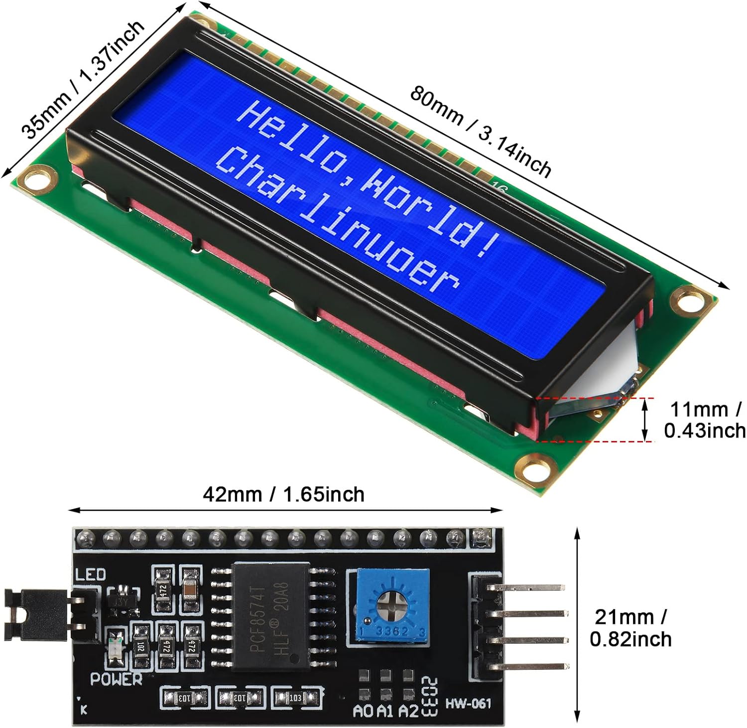 1 ensemble de module LCD 1602  - Pi Display avis et prix