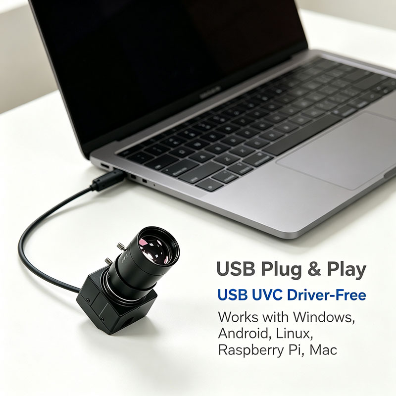 Caméra industrielle USB à obtu - Raspberry Pi Global Shutter Camera Imx296 avis et prix